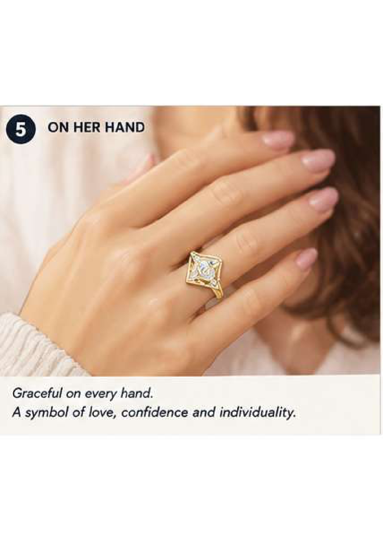 Art Deco Hexagon Moissanite Ring Set, 14K Gold Star Design Band, Bezel Moissanite Wedding Ring Set